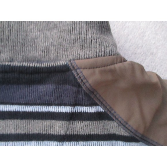 Douglas Defining Casual 1/2 Zip Sweater Mens M Blue/Grey Stripes Cotton Corduroy - Picture 6 of 12